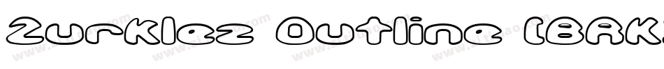Zurklez Outline (BRK)字体转换